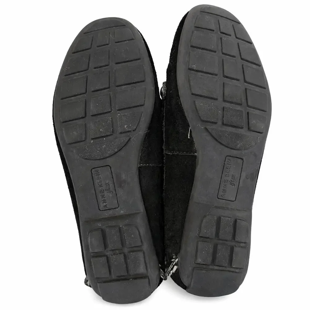 Anne Klein iflex Women's Black Shoes Slip-on Size 7 Preppy Work Buckle Casual - Picture 4 of 6